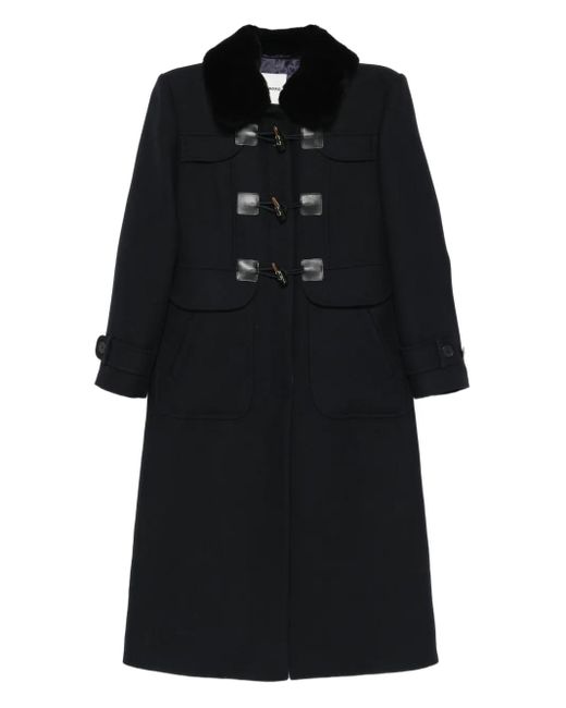 Cappotto Con Olivette di Sandro in Black