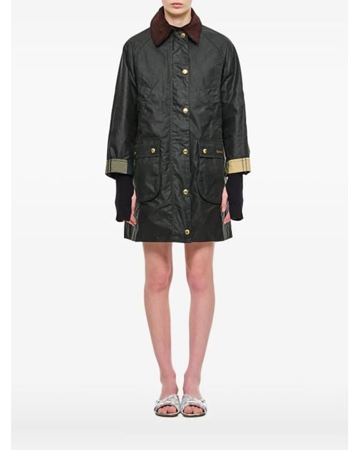 Abrigo con botones Barbour de color Black