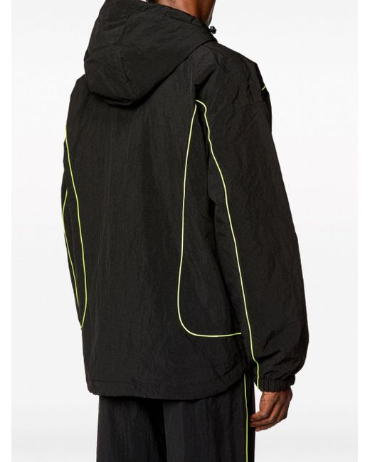 DIESEL Black J-green Windbreaker Jacket for men