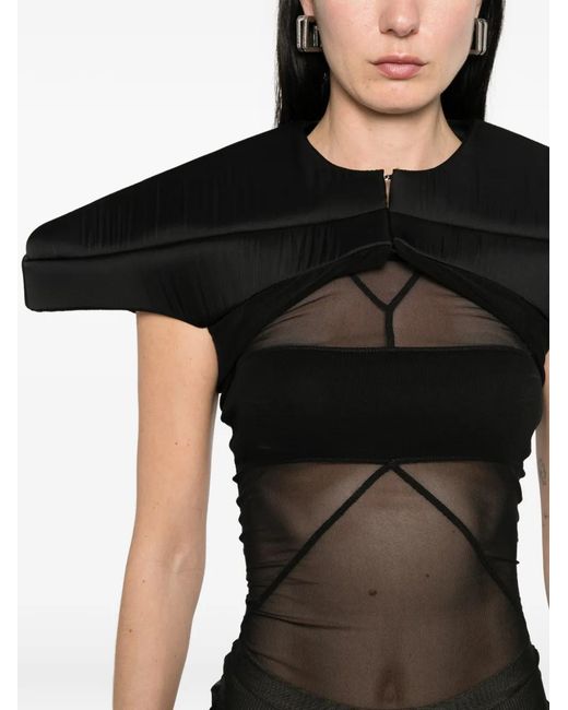 Rick Owens Black Soft Fender Jacket
