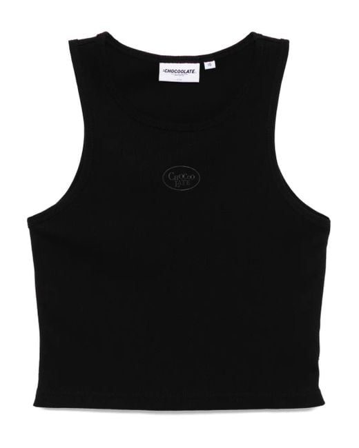 Chocoolate Black Logo Tank Top