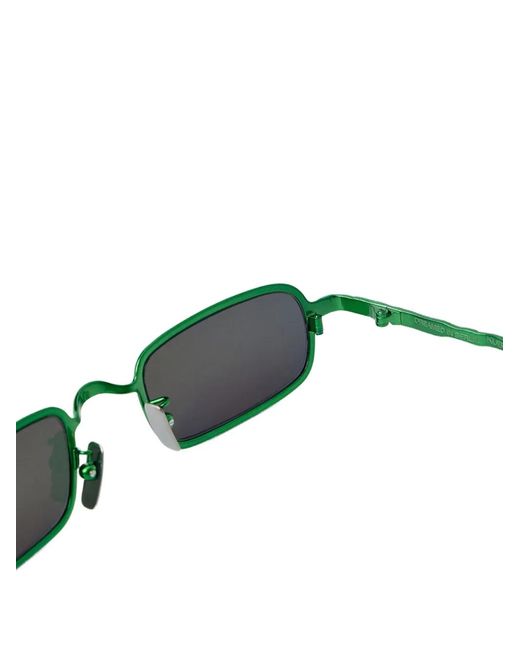 Kuboraum Green Z18 Rectangular-Frame Sunglasses