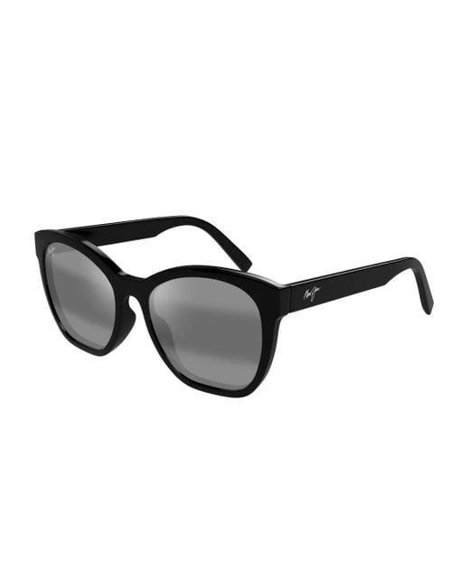 Maui Jim Black Alulu Cat Eye-Frame Sunglasses