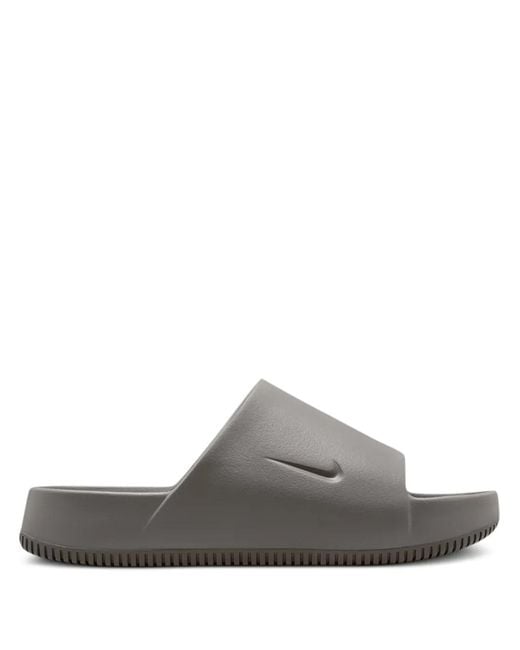 Nike Gray Calm Slides for men