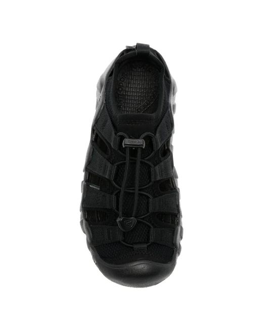Keen Black Hyperport H2 Cage-Design Sandals