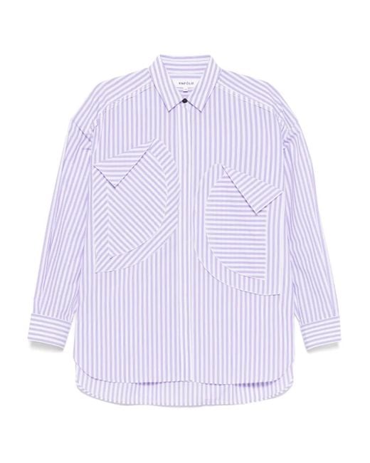 Enfold Purple Applique Shirt