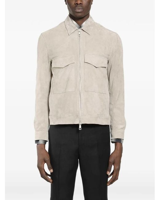 Giorgio Brato Natural Shirt-Collar Jacket for men