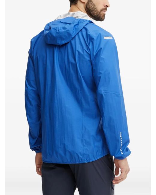 Haglöfs Blue Zip Hooded Performance Jacket for men