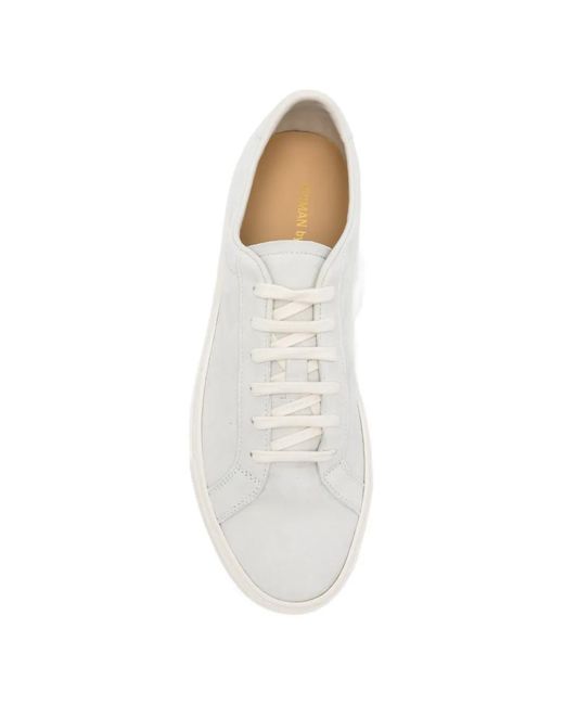 Common Projects White Achilles Lace-Up Sneakers
