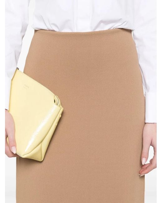 Max Mara Alce マキシスカート Natural