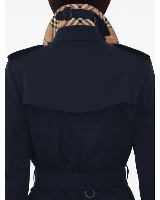 Burberry Blue The Mid-Length Chelsea Heritage Trench Coat