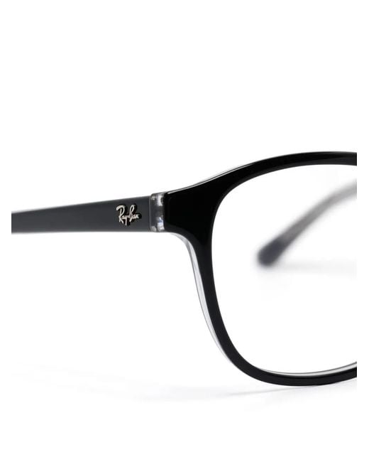 Ray-Ban Black Round-Frame Glasses