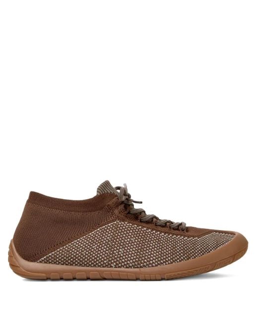 Camper Gestrickte Peu Path Sneakers in Brown für Herren