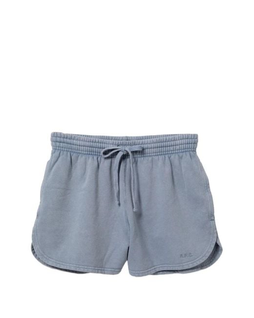 A.P.C. Blue Liz Shorts
