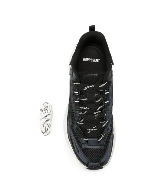Represent White Storm Mesh Sneakers for men