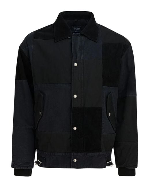 Doudoune À Empiècements En Velours Côtelé Comme des Garçons pour homme en coloris Black