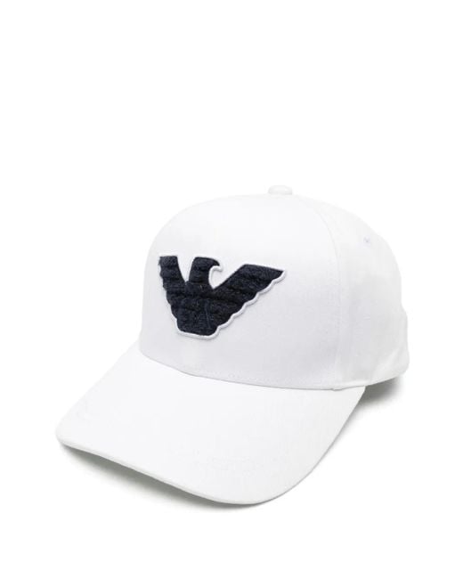 メンズ Emporio Armani ベースボール キャップ White