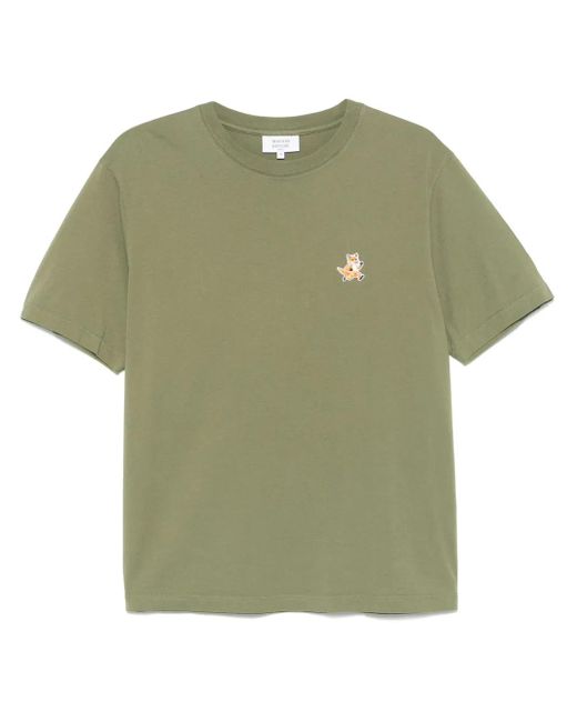 Maison Kitsuné Green Fox Motif T-Shirt for men