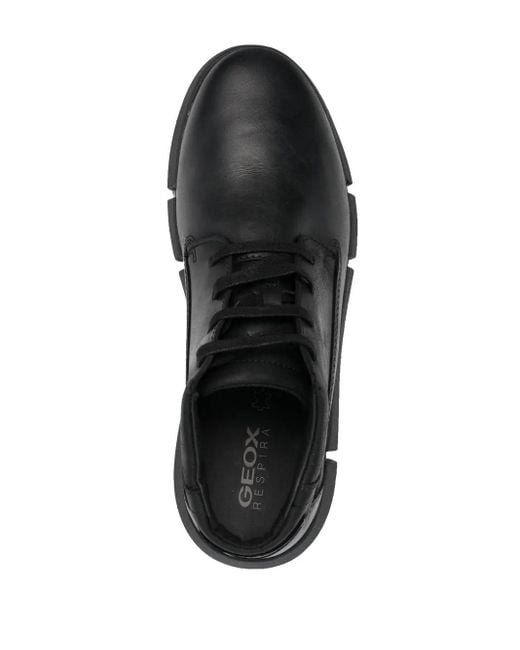 Geox Black Adacter Leather Boots for men