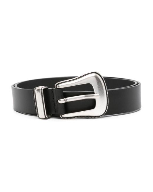 IRO Black Dorsy Leather Belt