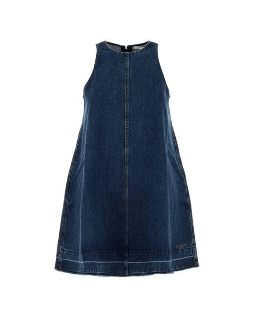 Givenchy Blue A-Line Mini Dress