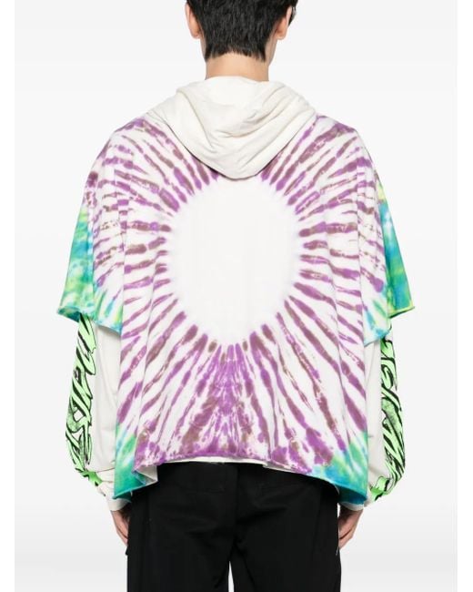 HELLSTAR Pink Tie-Dye Hoodie for men