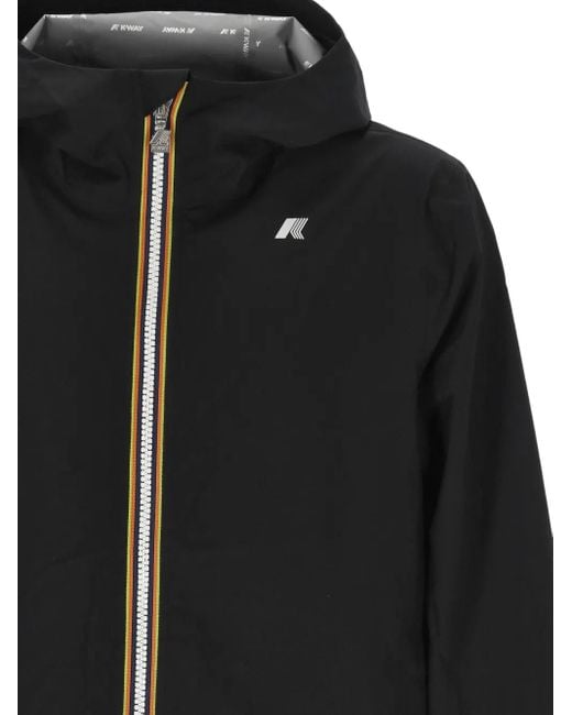 K-Way Black Bomber Jacket for men