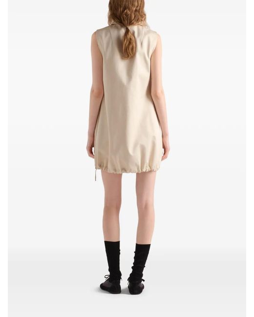 Prada Natural Chino Mini-Dress