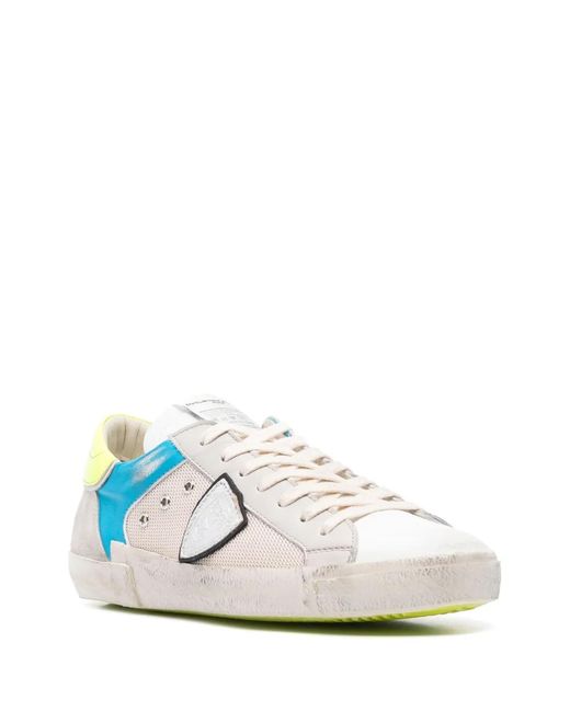 Philippe Model White Flat Shoes for men