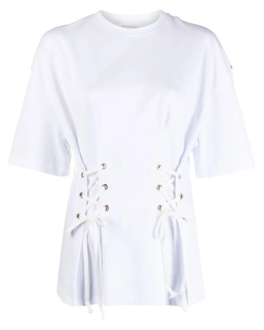 Sportmax レースディテール Tシャツ White