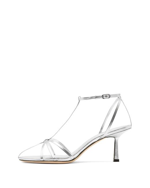 STUDIO AMELIA White Aviary Strappy Sandals