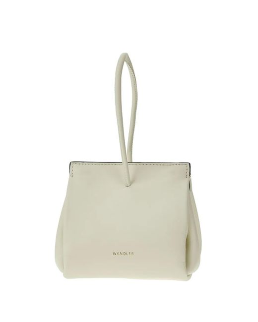 Mini Sac À Main Marli Box Wandler en coloris White