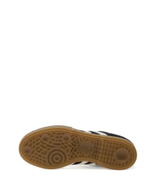 Adidas Black Handball Spezial Bold Stripes Sneakers