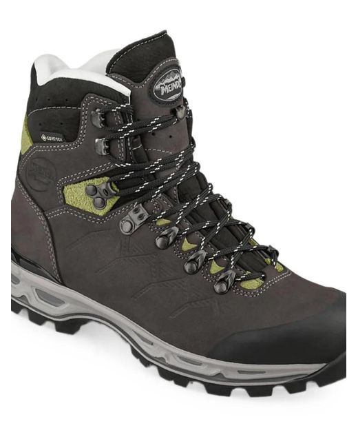 Meindl Black Logo-Patch Ankle Boots