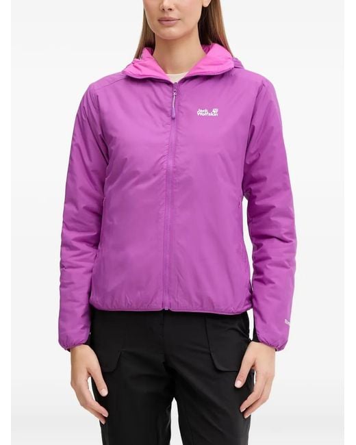 Jack Wolfskin Pink Reversible Performance Padded Jacket