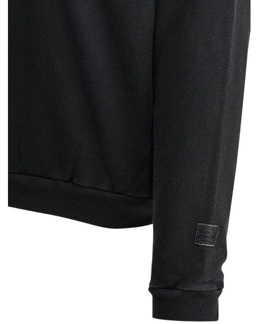 Kapital Black Logo-Print Sweatshirt for men