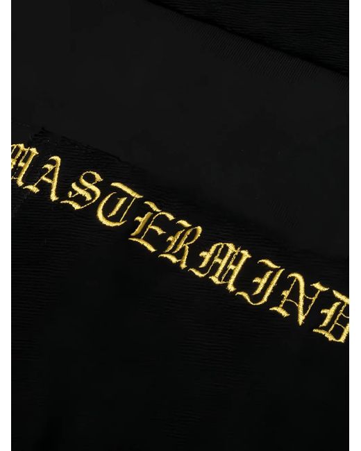 メンズ Mastermind Japan スカルパッチ パーカー Black