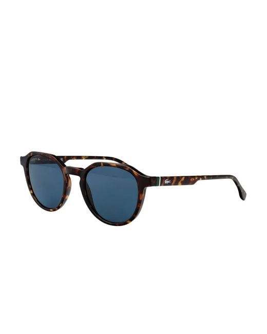 Lacoste Blue Havana Acetate Sunglasses for men