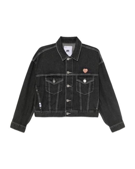Chocoolate Black Logo-Patched Jacket