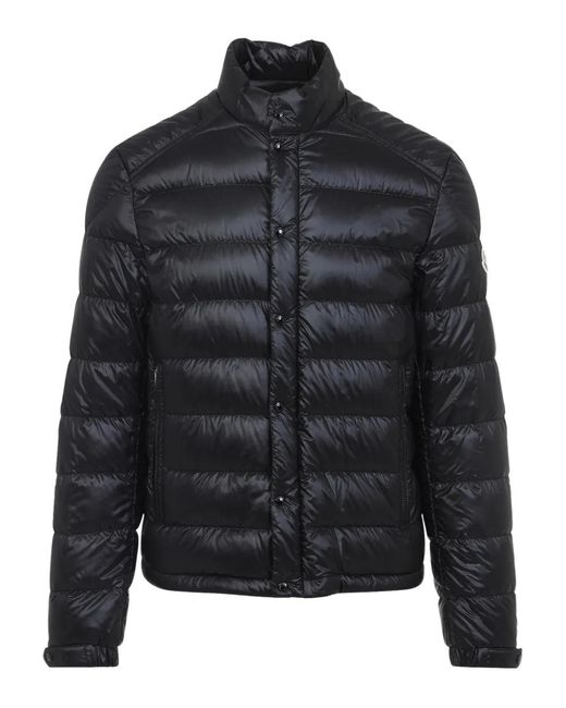 Chaqueta con cierre de botón Moncler de hombre de color Black