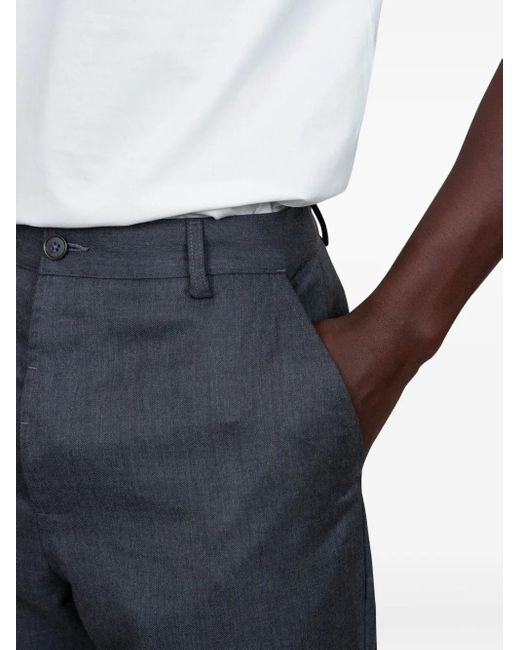 Universal Works Blue Military Chino Trousers for men