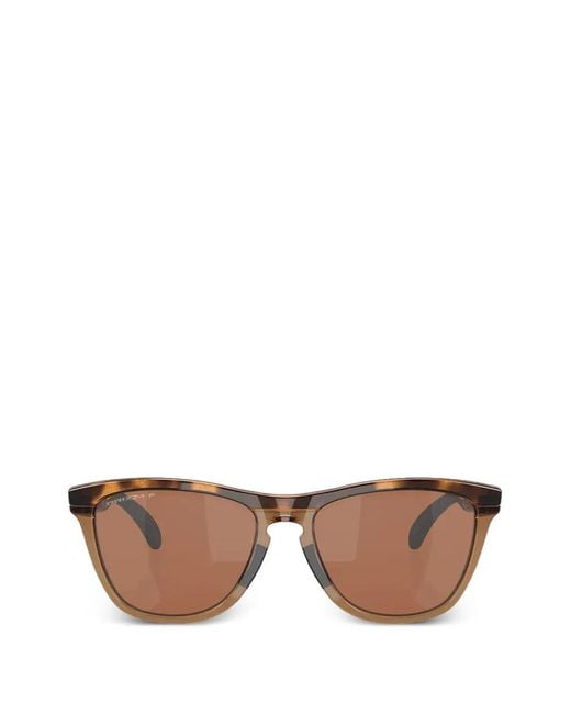 Oakley Brown Frogskins Sunglasses for men