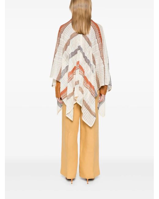 Missoni ストライプ ケープ White