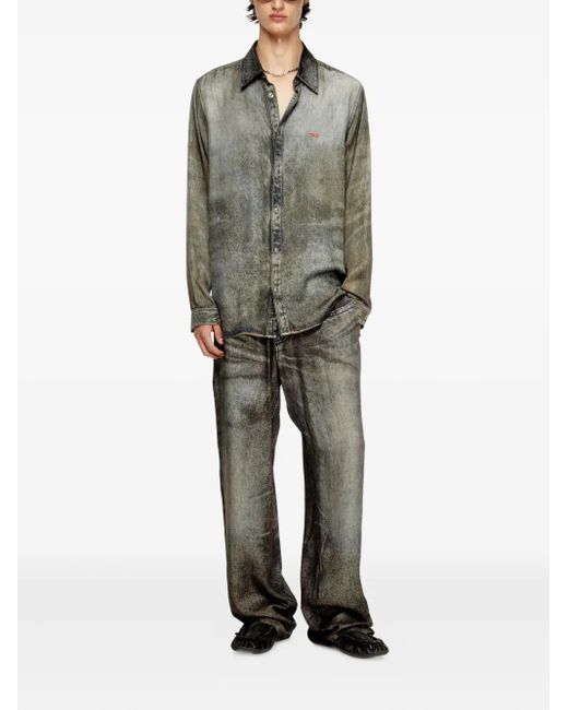 DIESEL Gray Pants Trousers for men