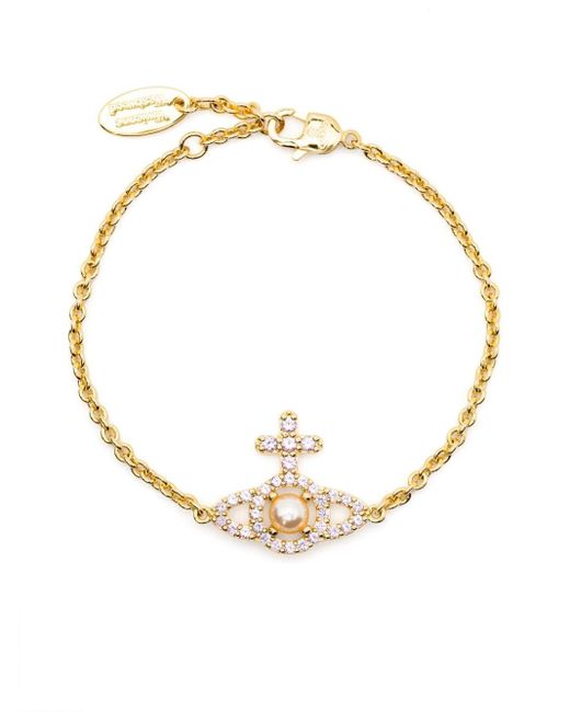 Vivienne Westwood Metallic Olympia Chain Bracelet for men