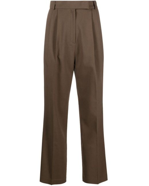 Frankie Shop Brown Bea Tailored Trousers