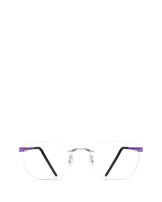 Blackfin Natural Aero Loop Brille Mit Eckigem Gestell