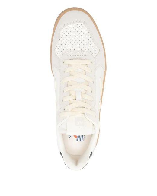 Veja Natural V-82 Perforated Trainers for men