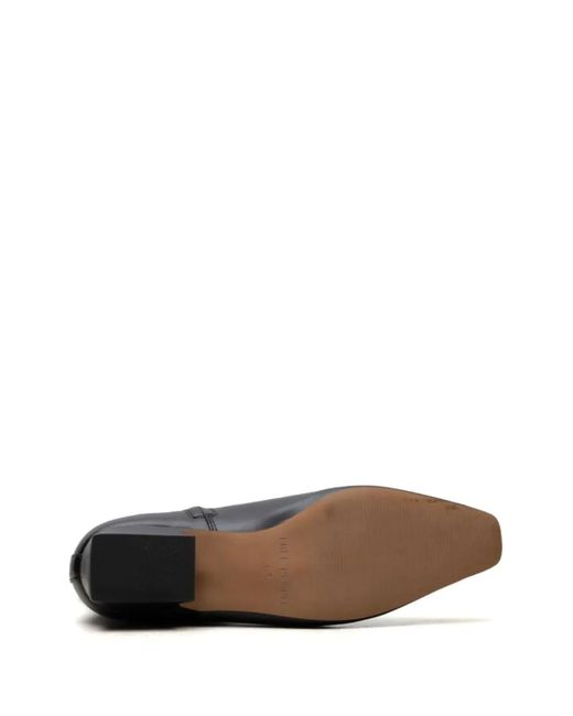 Free People Black Easy Does It Zip-Fastening Ankle Boots