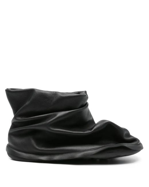 Camper Black X Issey Miyake Peu Form Calf Leather Boots